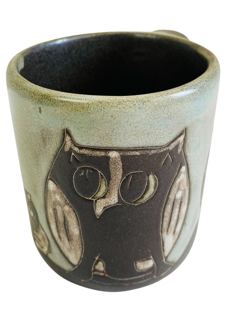 Mara Owl Design Stoneware Ceramic  Mug 16oz
